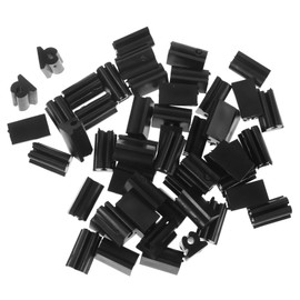 KONTONTY 50pcs Anti-Slip Mats for Metal Chairs Bar Stools Wood Floors Protection Skid Proof Furniture Leg Caps