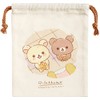 San-X Rilakkuma CA30101 "Rilakkuma That Cuddles You" Drawstring Bag