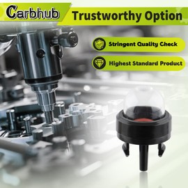 Carbhub 4 Pcs 503936601 Primer Bulb w/Fuel Lines for Husqvarna 235 236 240 340 345 350 353 440 445 450 460 Rancher Chainsaw for 125B 125BX 125BVX 225BX Leaf Blower for 123L 225 232L Trimmer Weedeater