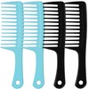 4PCS Wide Tooth Comb, Large Hair Detangling Comb Styling Comb,