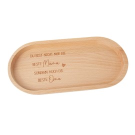 Beste Mama | Beste Oma | Wooden Tray with Engraving Grandma | Danke für Alles | Birthday Gift | Best Uroma | Mother's Day Gift
