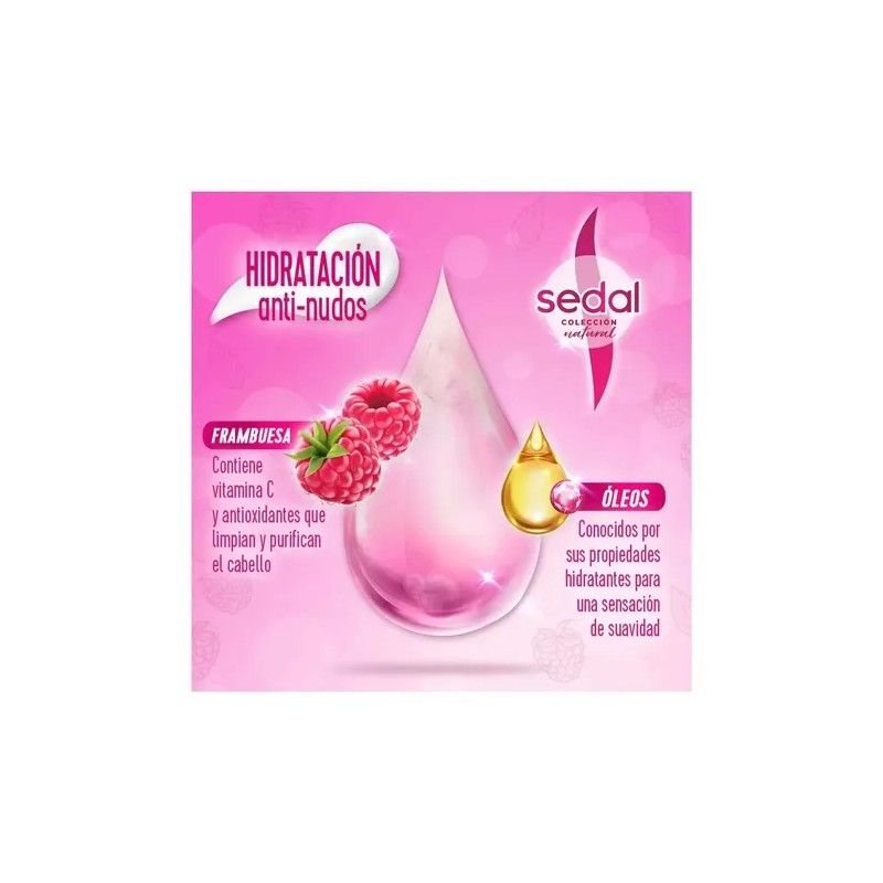 Shampoo Sedal Hidratación Anti Nudos 620 Ml