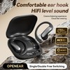 TINGER Open Ear Bluetooth Headphones 5.4 - IPX5 Waterproof Wireless