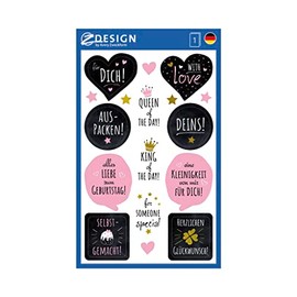 Avery Zweckform Stickers Design Birthday 76X120Â MM Sheet Large