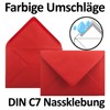 FarbenFroh Envelope with Pointed Flap, DIN C7, Wet Seal, Small