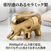 Queen-b Soap Dish Drainer Elephant Shape Soap Stand Ceramic Stylish