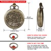 Nostalgia Movie Theme Design Alloy Quartz Pocket Watch with Necklace