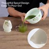 WVYNUYQP Matcha Whisk Set White, 6 Pcs Matcha Set Includes