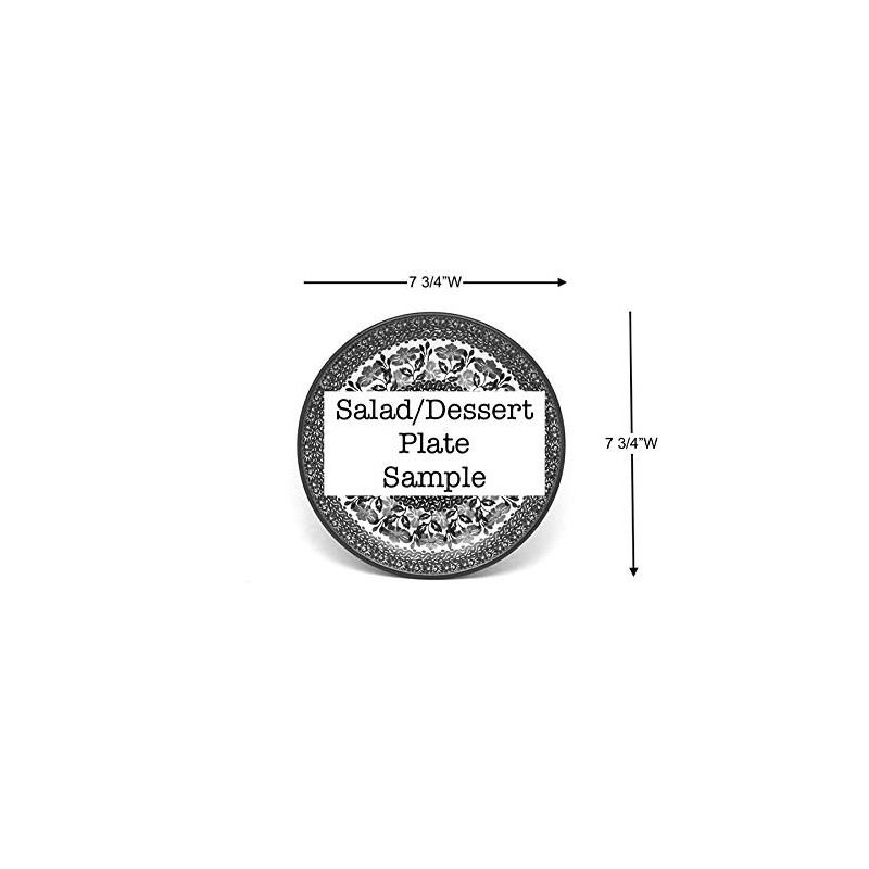 Polish Pottery Plate - Salad/Dessert (7 3/4") - Sunburst