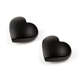 JewelryWe Jewellery Magnetic Stud Earrings, Stainless Steel Round Fake Plugs, Magnetic Earrings, Ear Clip Clips, No Ear Piercing for Men and Women, 4 Different Designs, Resin, No Gemstone