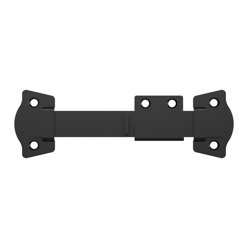 National Hardware N166-028 8.35-in Mountain Modern Black Gate Latch