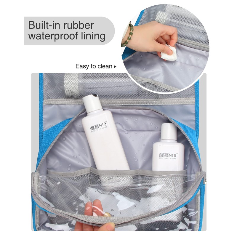 Travel Hanging Toiletry Bag for Women Men Large Capacity Makeup