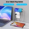 USB Wall Outlet Splitter, Multi Plug Outlet Extender with USB,