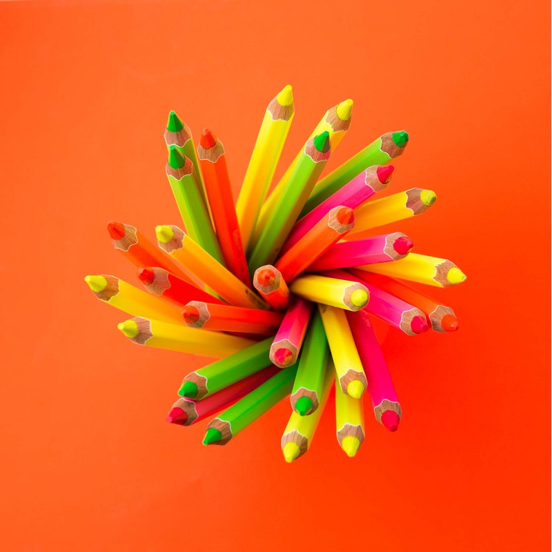 Caran D'ache Colorblock Pencil Fluo Yellow
