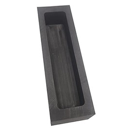 LLF Gold Silver Graphite Ingot Mold Mould Crucible for Melting Casting Refining (180x55x45MM(3kg Gold / 1.5kg Silver))