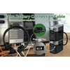 for EcoFlow Extra Battery Power Cord - 40 Inch Gray