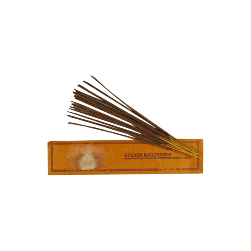 Hand made golden nagshampa incense stick / Himalaya flower