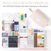 VICDUEKG Pencil Case with 3 Compartments Pencil Case Large Capacity