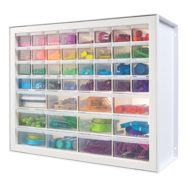 IRIS USA Screw Tool Organizer Small Parts Cabinet Chest, 44-Drawer
