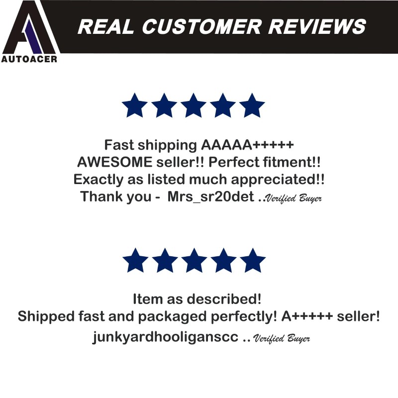 AUTOACER BUSHING KIT Front Upper & Lower Control Arm Bushing