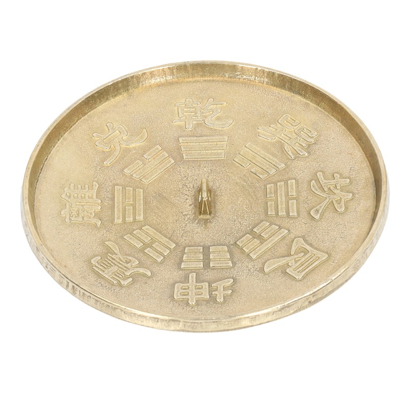 Feng Shui Brass Concave Bagua Mirror Good Luck Anti Rust