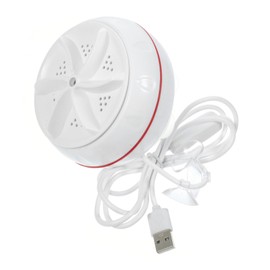 Operitacx Washing Machine Clothes Mini Small Tiny Travel Portable White ABS