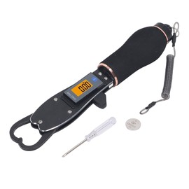 Portable Fish Lip Grip Aluminum Alloy 55lbs 240mAh Antislip Fish Holder with Electronic Scale for Fishing