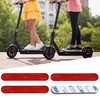 HAFRILY 4pcs E Scooter Side Cover Reflector for E Scooter,