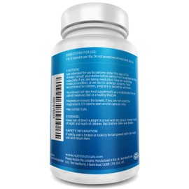 Magnesium Citrate 2250mg of Pure Citrate Providing 360mg Elemental, 96 Percent of Your Recommended Daily Amount - 180 Vegan Capsules (3 caps per Serving, 2 Months Supply)