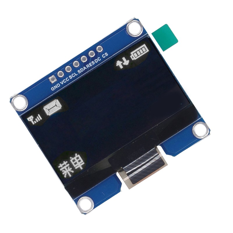 7Pin 1.54in IPS Display Module SPD0301 Drive IC 128X64 SPI