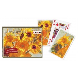 2274 - Piatnik Luxus Spielkarten - Van Gogh - Sun Flowers