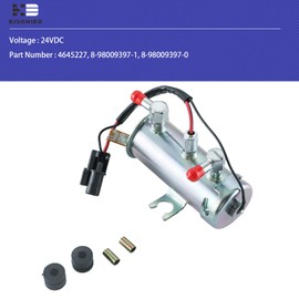 4645227 Bomba de combustible eléctrica 8-98009397-1 8-98009397-0 para John Deere 135D 135G 190DW 190GW 220DW Isuzu Engine 4HK1 6HK1 4JJ1 4LE2 Hitachi ZXX 10-33-3 ZX120-3 ZX130-3 ZX135US-3 ZX200-3