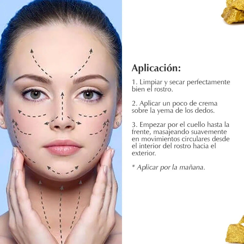 Kit Cuidado Facial Crema De Día Oro + Crema De