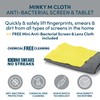 Minky M Screen & Tablet Cleaning Cloth - Specialist Microfibre