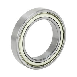 A ABSOPRO 6909ZZ Deep Groove Ball Bearing P0 45 x 68 x 12 mm Lubricated Bearings Double Metal Seal Silver Tone Scooter Skateboard Wheel