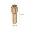 sourcing map 10pcs Brass Collet 3mm Brass Drill Chucks Mini