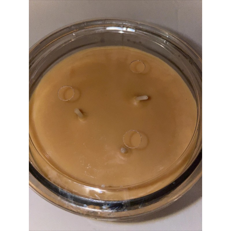 Mainstays 2 Mainstays HAZELNUT CREAM 3 Wick Jar Candles 11.5