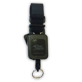 Gear Keeper Combo MOLLE Mount - 3oz. Retractable MOLLE Accessories With Hook & Loop Strap Option For Tactical Gear, Flashlights, Phone - Ideal Police, Hunting & Military Gear - USA Made (Black)