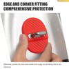 4 PCS Car Door Latch Covers, Carbon Fiber Car Door
