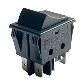 On/Off Boat Rocker Switch Canal TH3 Defond DRH-2415-3 Series DPST 20 A 16 A 125 250VAC Replace Replacement for A Variety Applications PA66 Black Easy Installation Durable