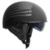 TORC T59 Motorcycle Half Helmet with Magnetic Buckle DOT Approved