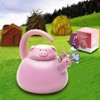 Whistling Tea Kettle for Stove Top Enamel on Steel Teakettle,