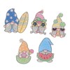 DIY Rhinestone Painting Keychains Cute Dwarfs Shape Stress Relief Improve