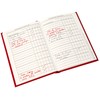 Christmas Card List & Birthdays Address Book Red Cover Indexed