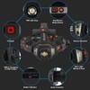 WARKAR LED Headlamp Flashlight, 2000 Lumens Super Bright Rechargeable Headlight