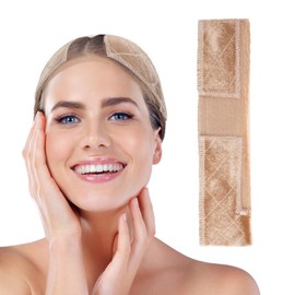 Adjustable Velvet Lace Wig Grip Headband Non-Slip Breathable Wig Band for Secure Elastic Wig Band to Hold Wig In Place Comfortable Fit Ideal for Hair Loss, Cosplay, Chemotherapy Patients (Beige)