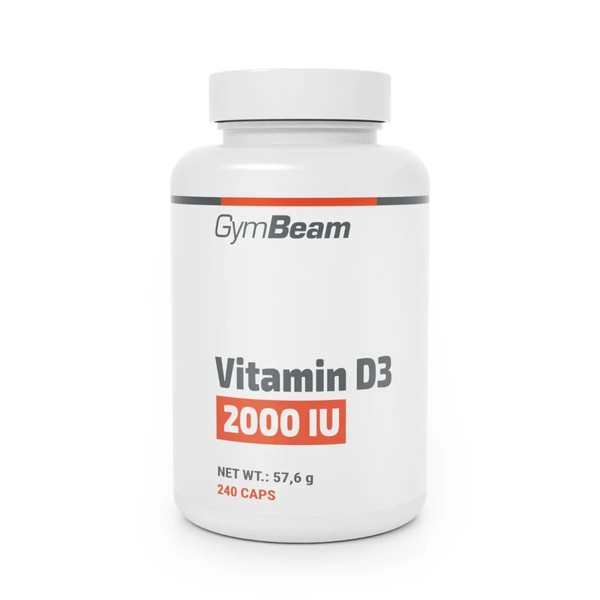 GymBeam GymBeam Vitamin D3 2000 IU - Nahrungserg?nzungsmittel, untersttzt Immunsystem,