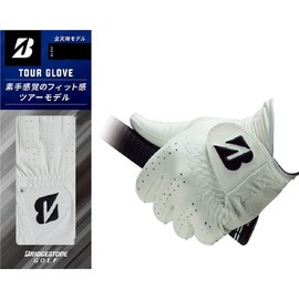 Bridgestone Tour GLOVE GLG12 Golf Gloves, Short Spec, Men's, Black, US Men's Size 7 (22 cm)