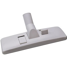 ALL PARTS ETC. 1.25' Multi Use Brush for Carpet & Wood, 10' Light Gray Floor Brush Compatible with Shop Vac, Bissell, Nutone, Eureka, Beam & other Central Vacs