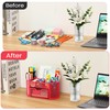Chumix Desk Organiser, Office Organiser with Drawer and Pen Holder,